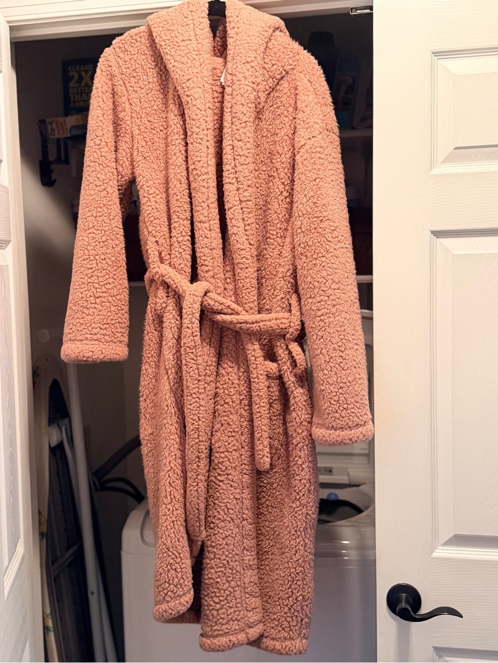 Pottery Barn Teen Cozy Kids Sherpa Robe - Mauve